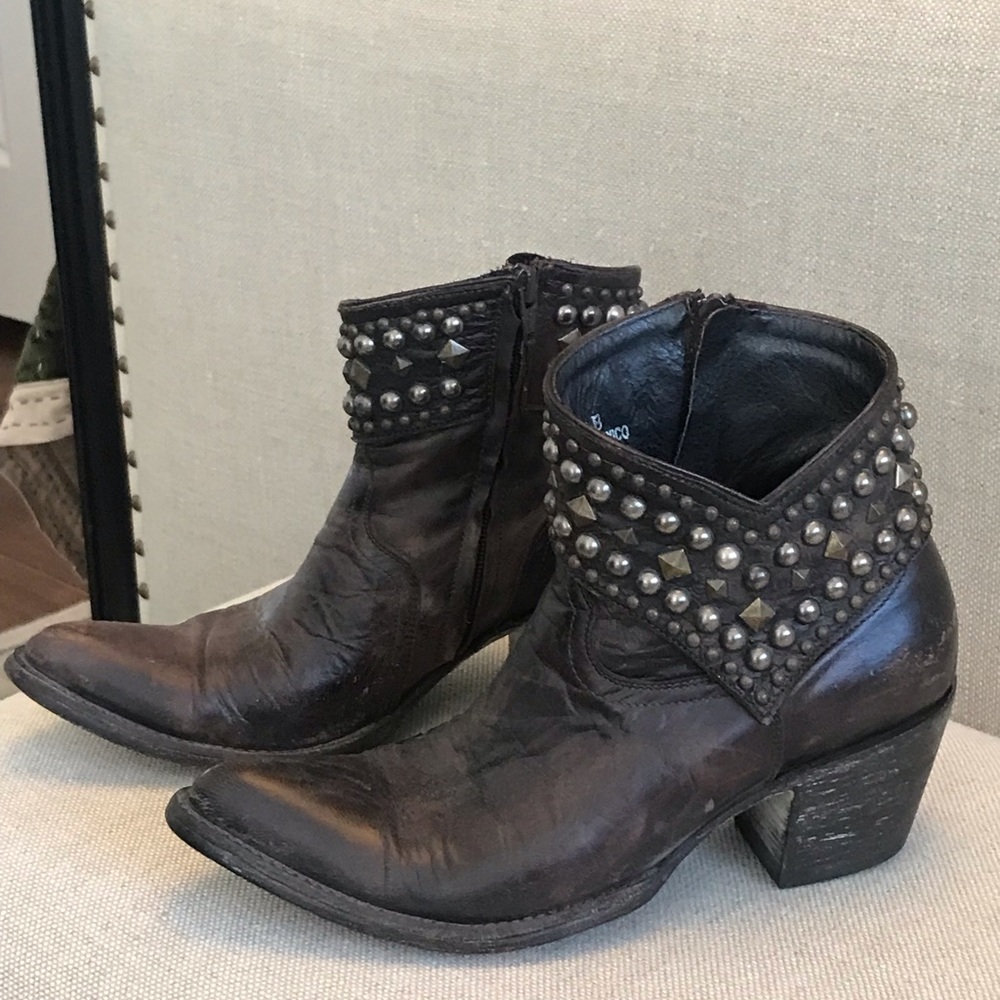 Old gringo brown shoe boot